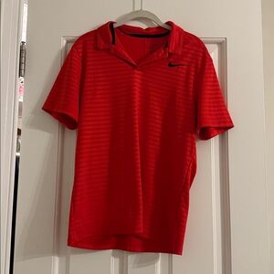 Nike Men's Red Polo Shirt